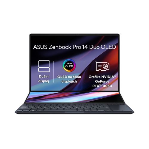 ASUS Zenbook Pro Duo 14 OLED/UX8402VU/i7-13700H/14,5"/2880x1800/T/16GB/1TB SSD/RTX 4050/W1