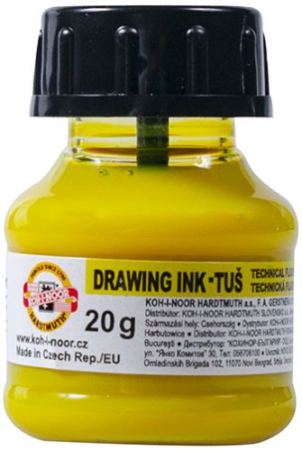 Tuš fluorescenční žlutá 20 g
