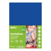 APLI barevný papír, A4, 170 g, tmavě modrý