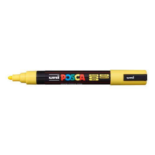 Posca popisovač PC-5M, 1,8 - 2,5 mm, žlutá (2)